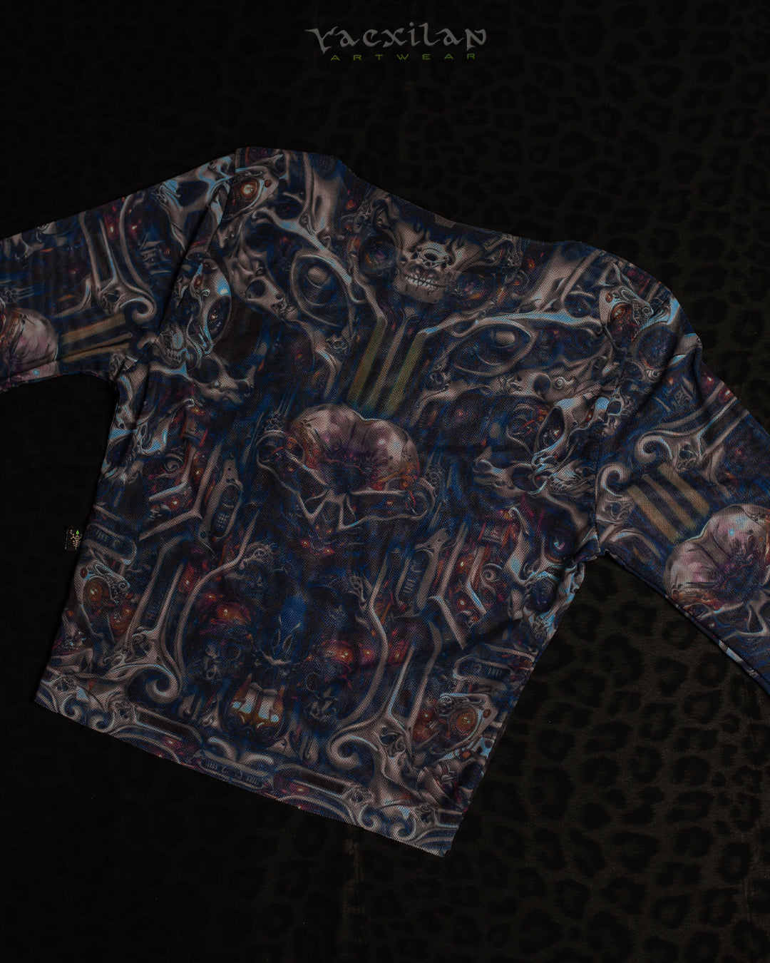 Crop Top Longsleeves / Soft Mesh - SKULLOHOLIC