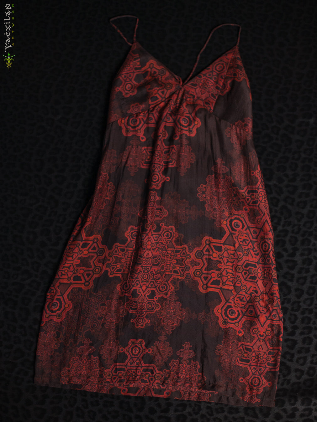 Midi Dress / Chinese Silk - Burnt DEMETRIO