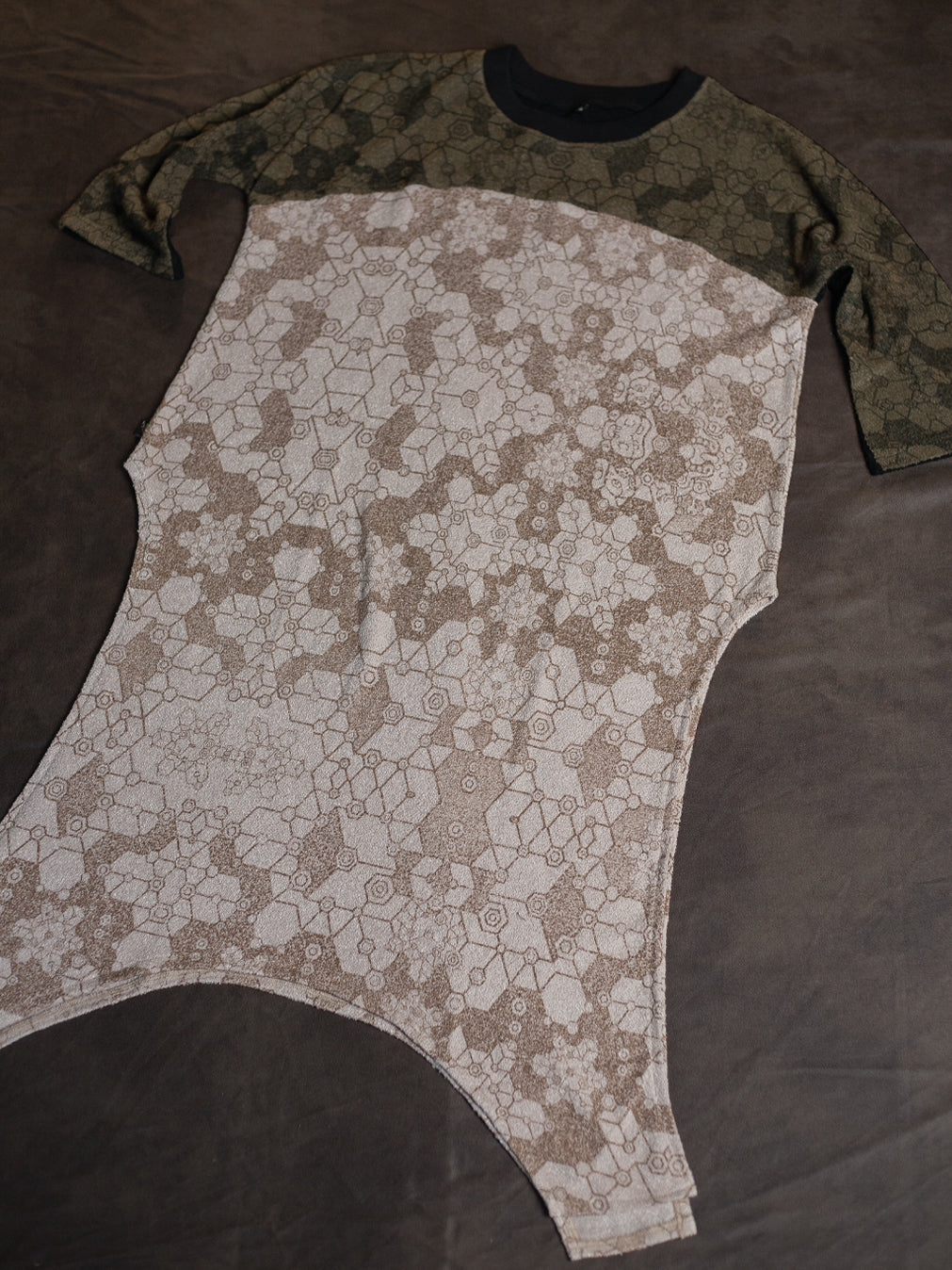 Midi Dress Punkchic / Knits - White Leopard SHAMANKA