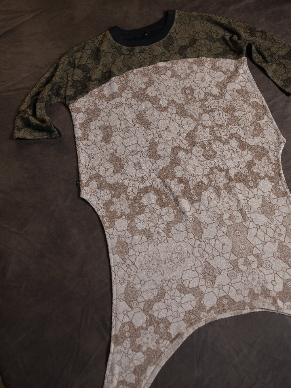 Midi Dress Punkchic / Knits - White Leopard SHAMANKA