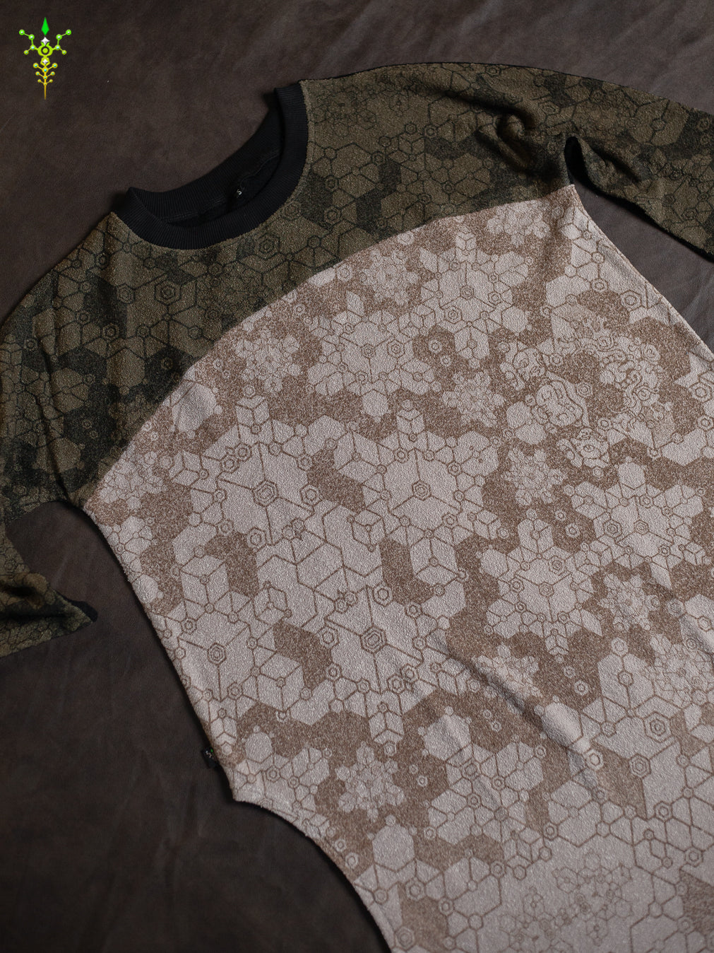 Midi Dress Punkchic / Knits - White Leopard SHAMANKA