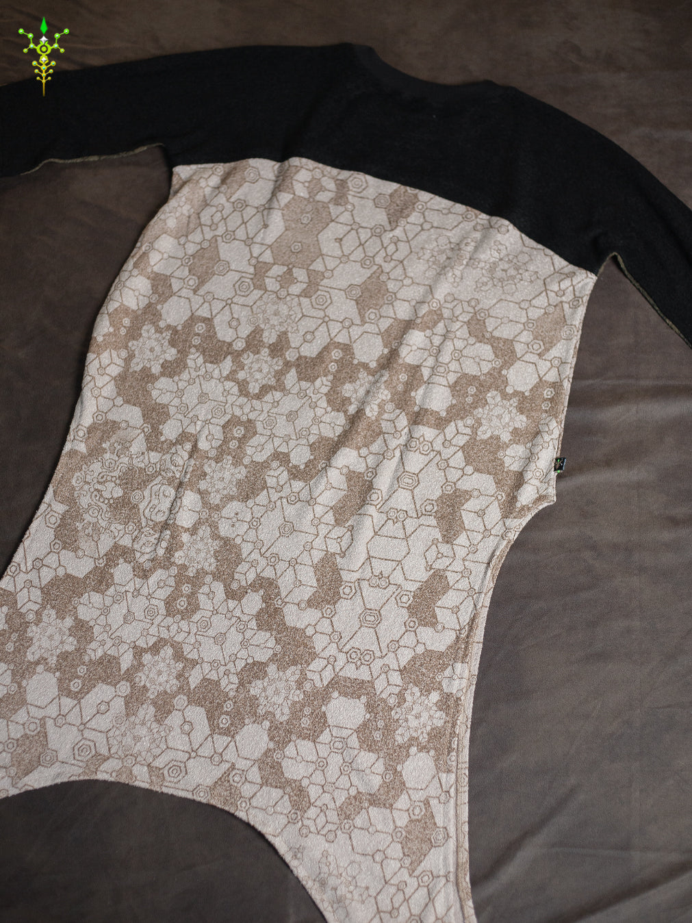 Midi Dress Punkchic / Knits - White Leopard SHAMANKA