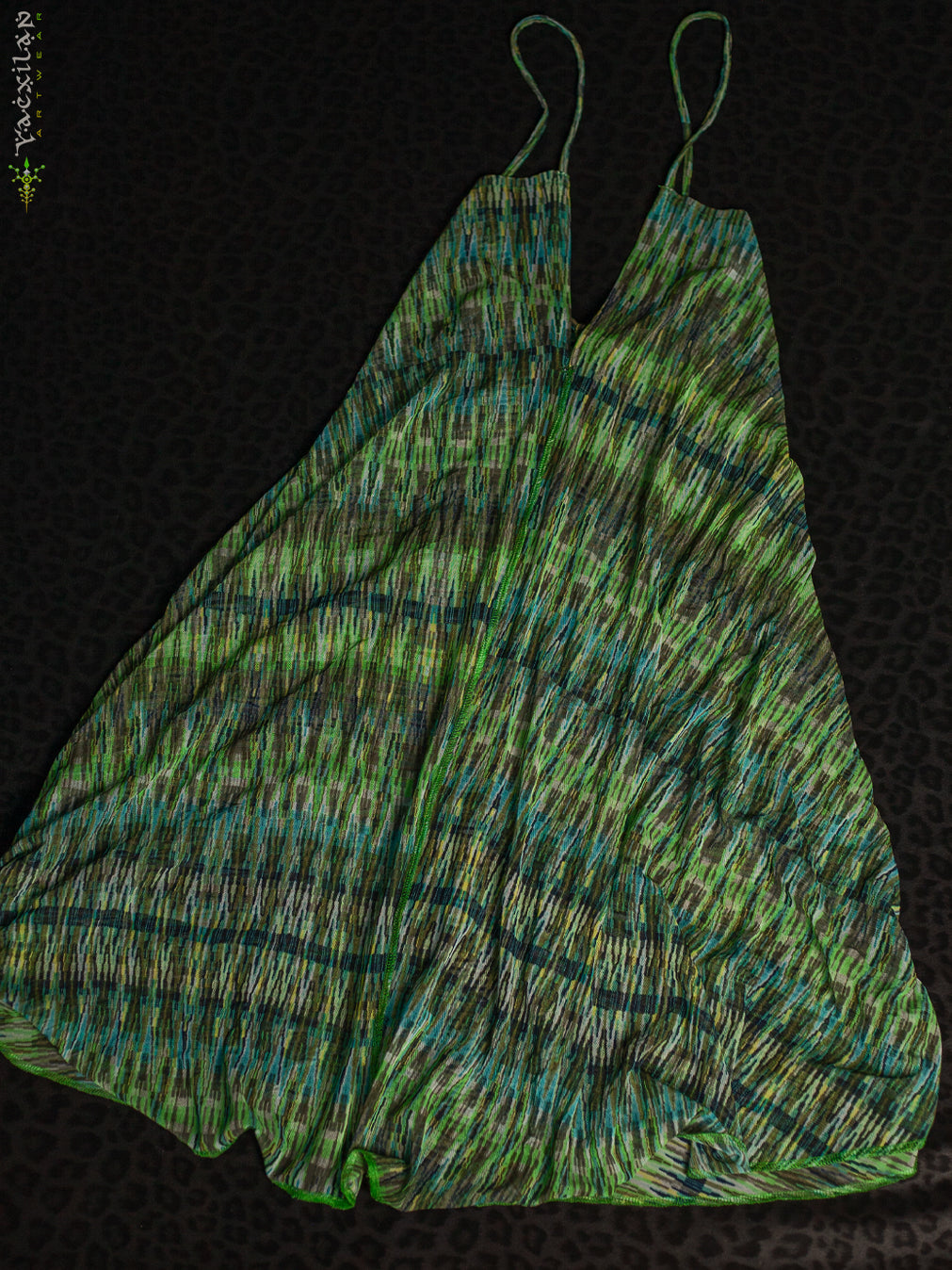 Midi Dress Triangle / Knits - GREENISH