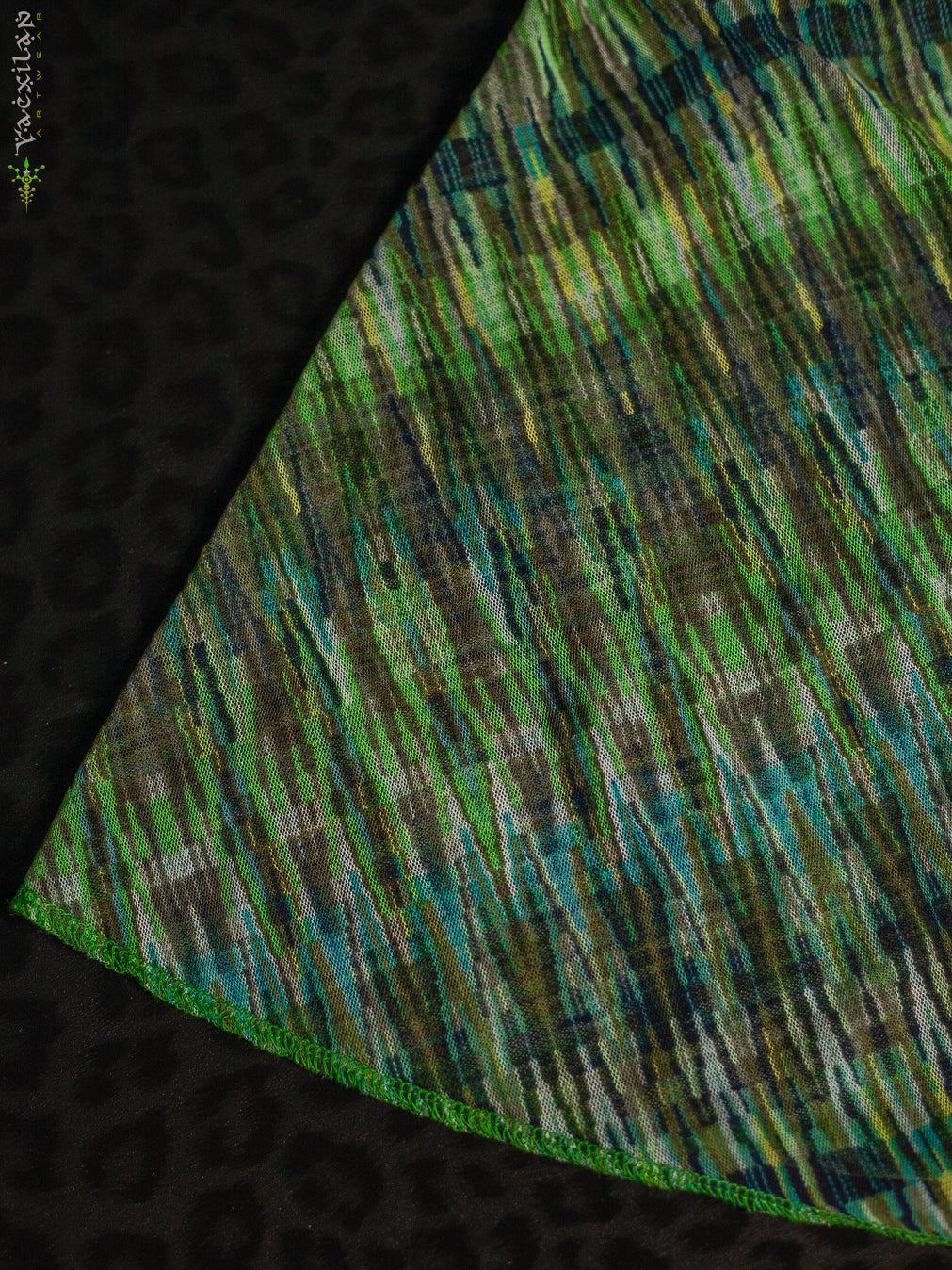 Midi Dress Triangle / Knits - GREENISH