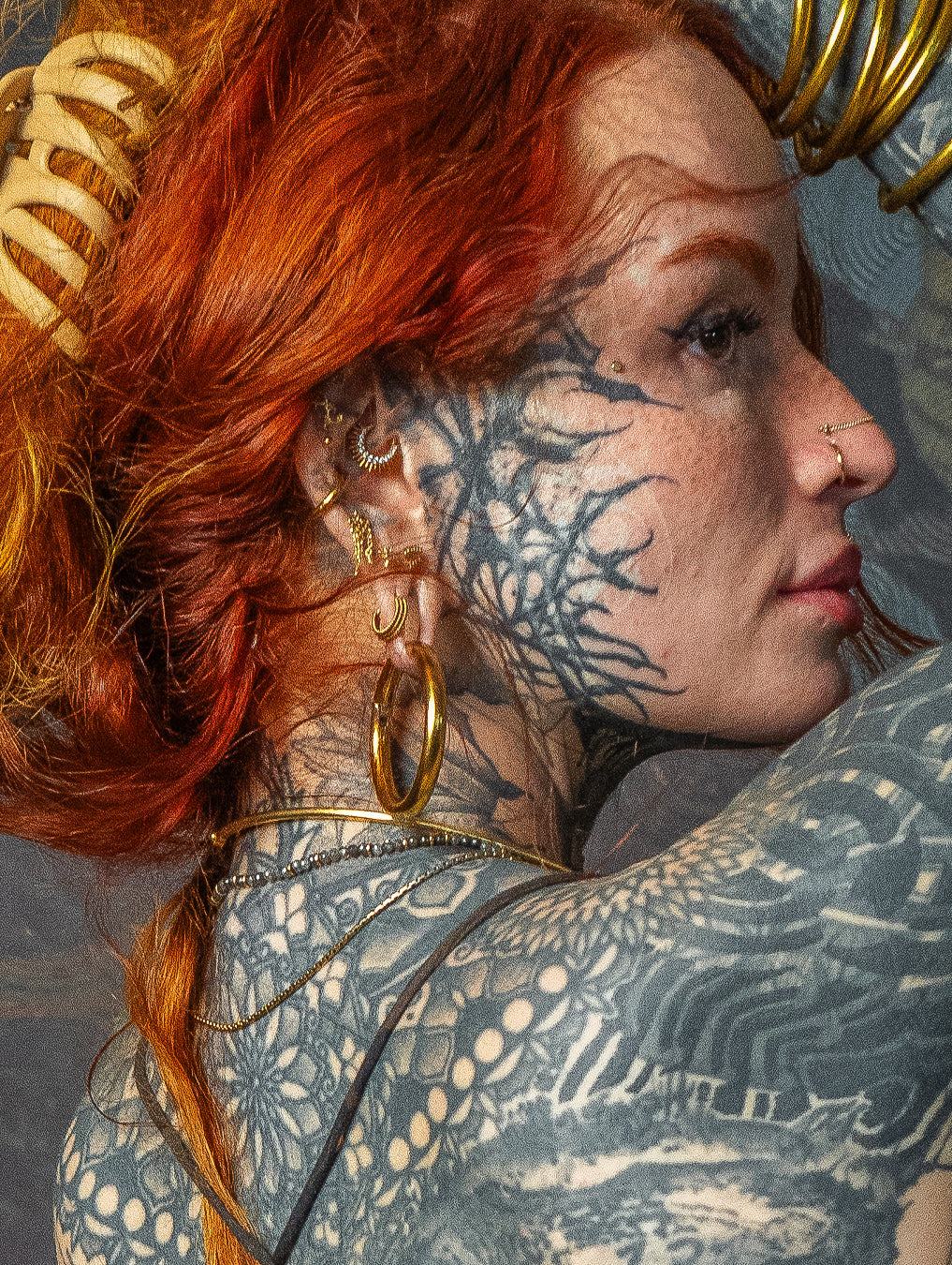 Midi Dress Triangle / Bamboo - MAYAN CODEX
