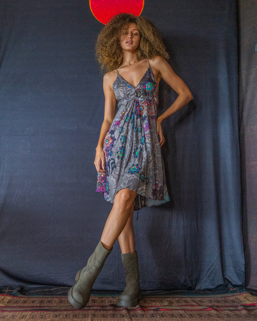 Midi Dress Triangle / Bamboo - VENADO
