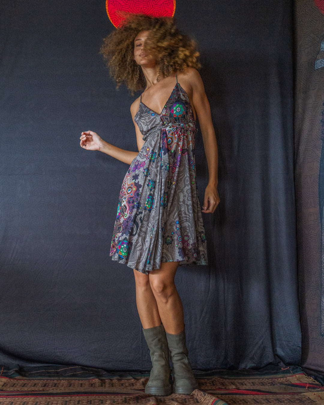 Midi Dress Triangle / Bamboo - VENADO