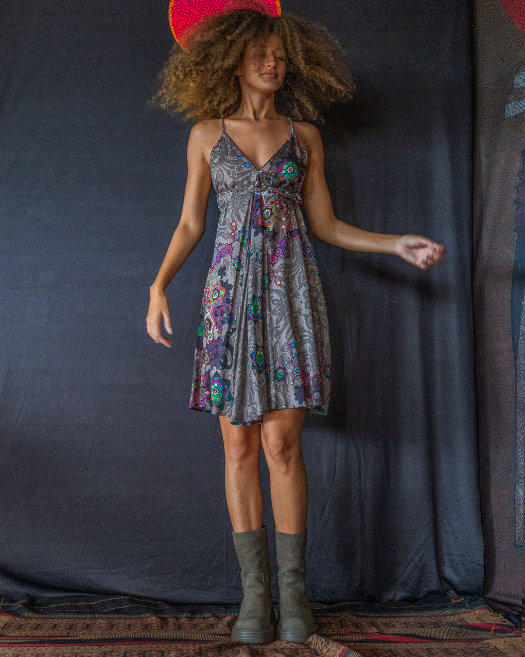 Midi Dress Triangle / Bamboo - VENADO