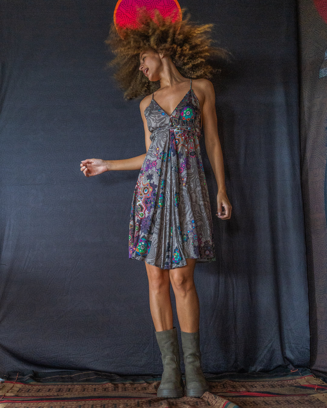 Midi Dress Triangle / Bamboo - VENADO