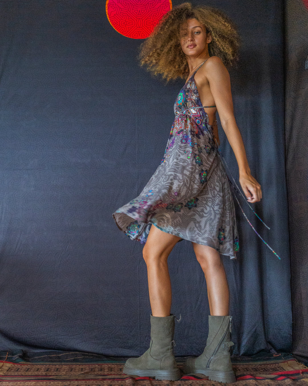 Midi Dress Triangle / Bamboo - VENADO