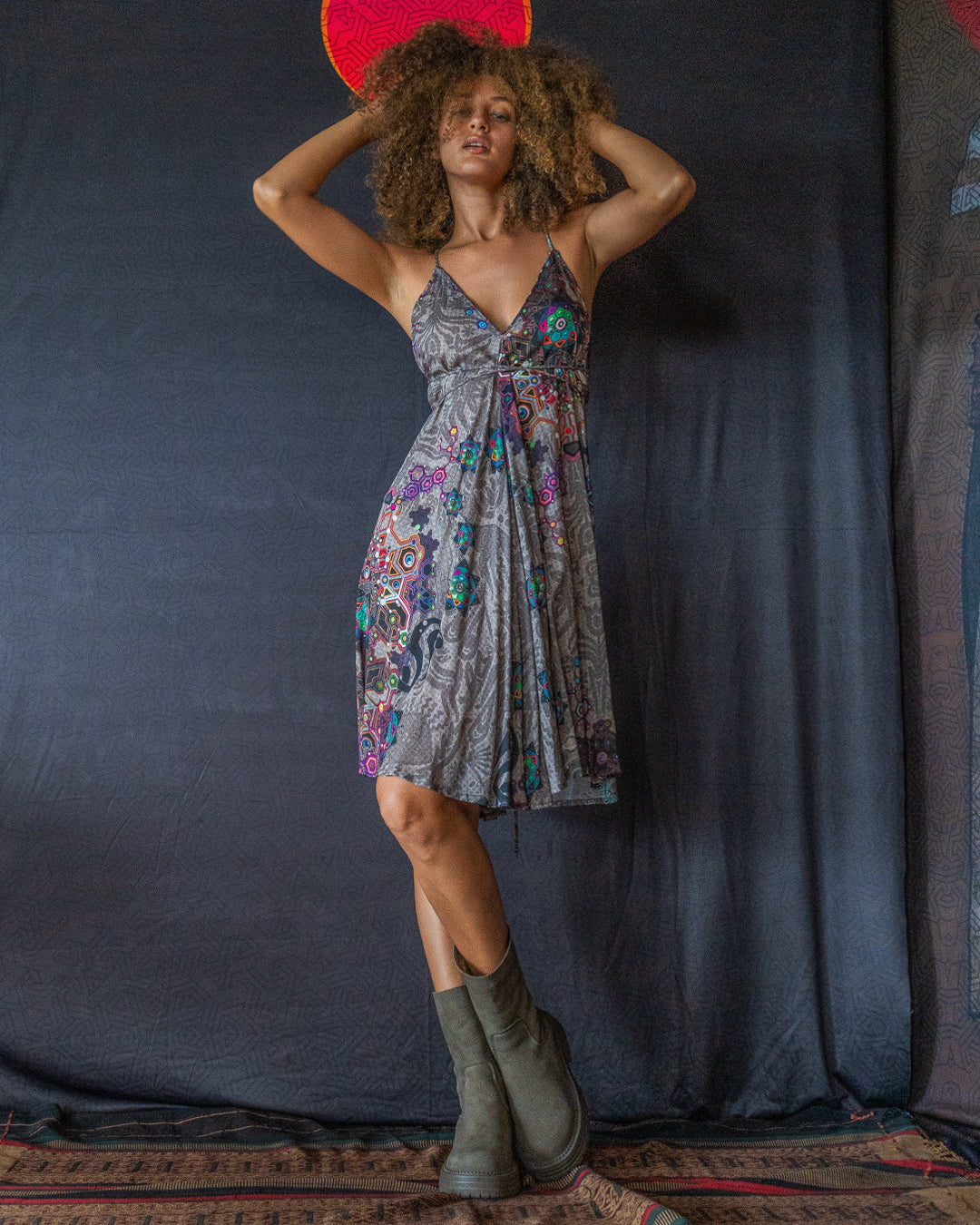 Midi Dress Triangle / Bamboo - VENADO