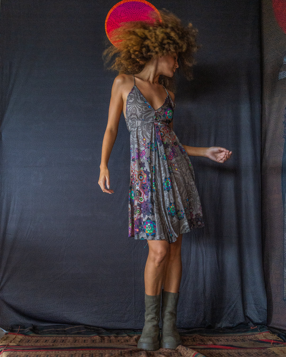 Midi Dress Triangle / Bamboo - VENADO