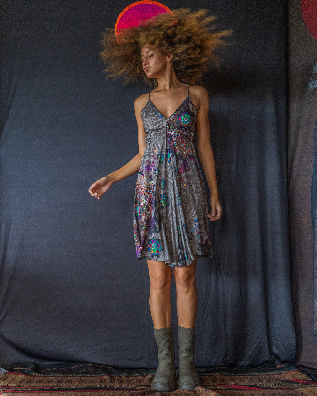Midi Dress Triangle / Bamboo - VENADO