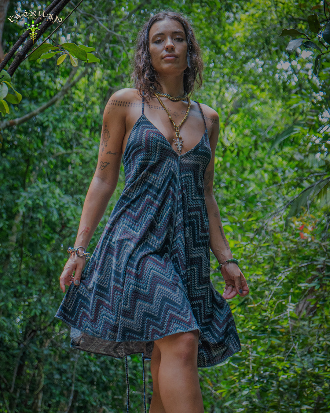 Midi Dress Triangle / Knits - SEVENTIEZ