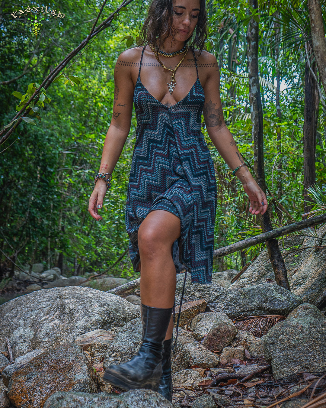 Midi Dress Triangle / Knits - SEVENTIEZ