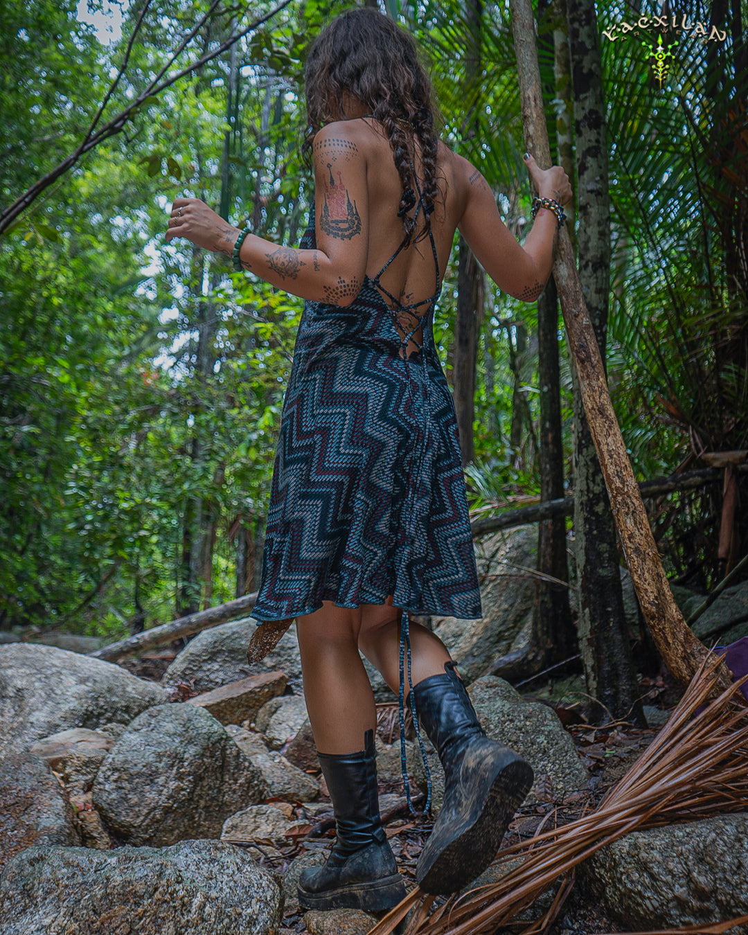 Midi Dress Triangle / Knits - SEVENTIEZ