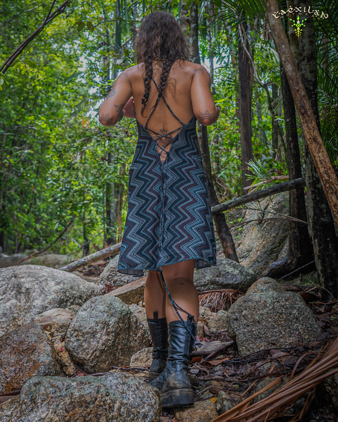 Midi Dress Triangle / Knits - SEVENTIEZ