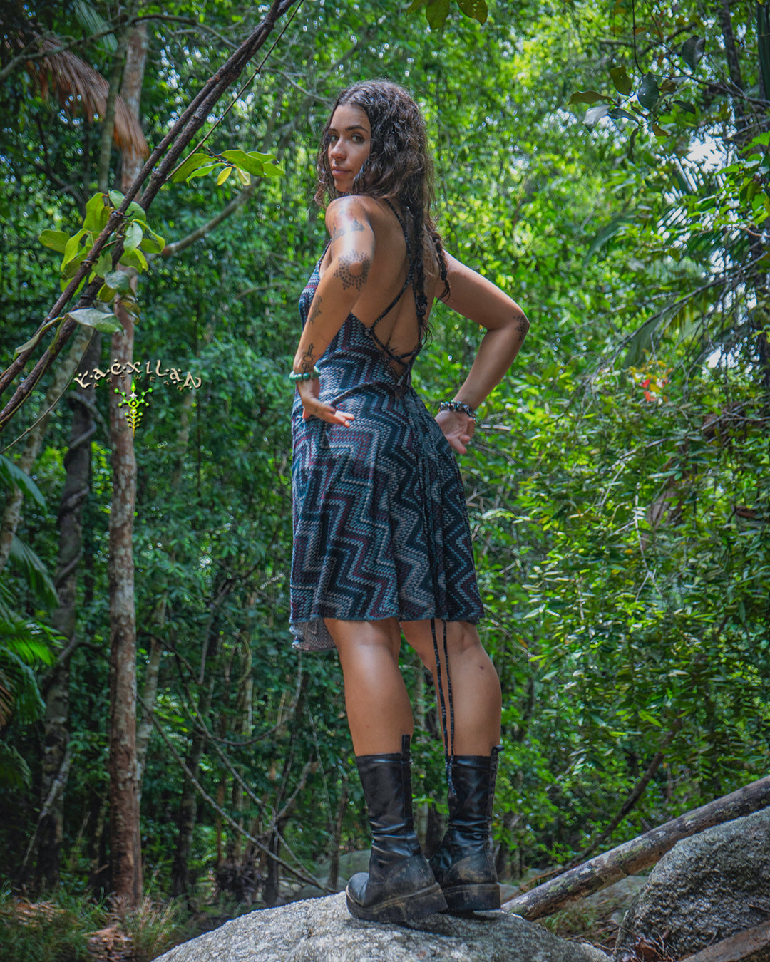 Midi Dress Triangle / Knits - SEVENTIEZ