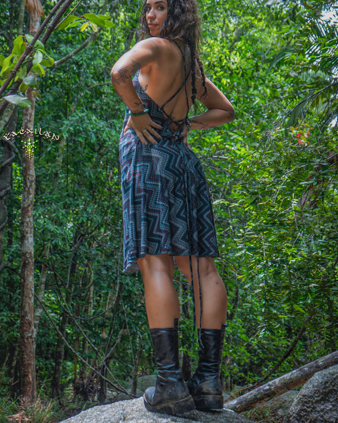 Midi Dress Triangle / Knits - SEVENTIEZ