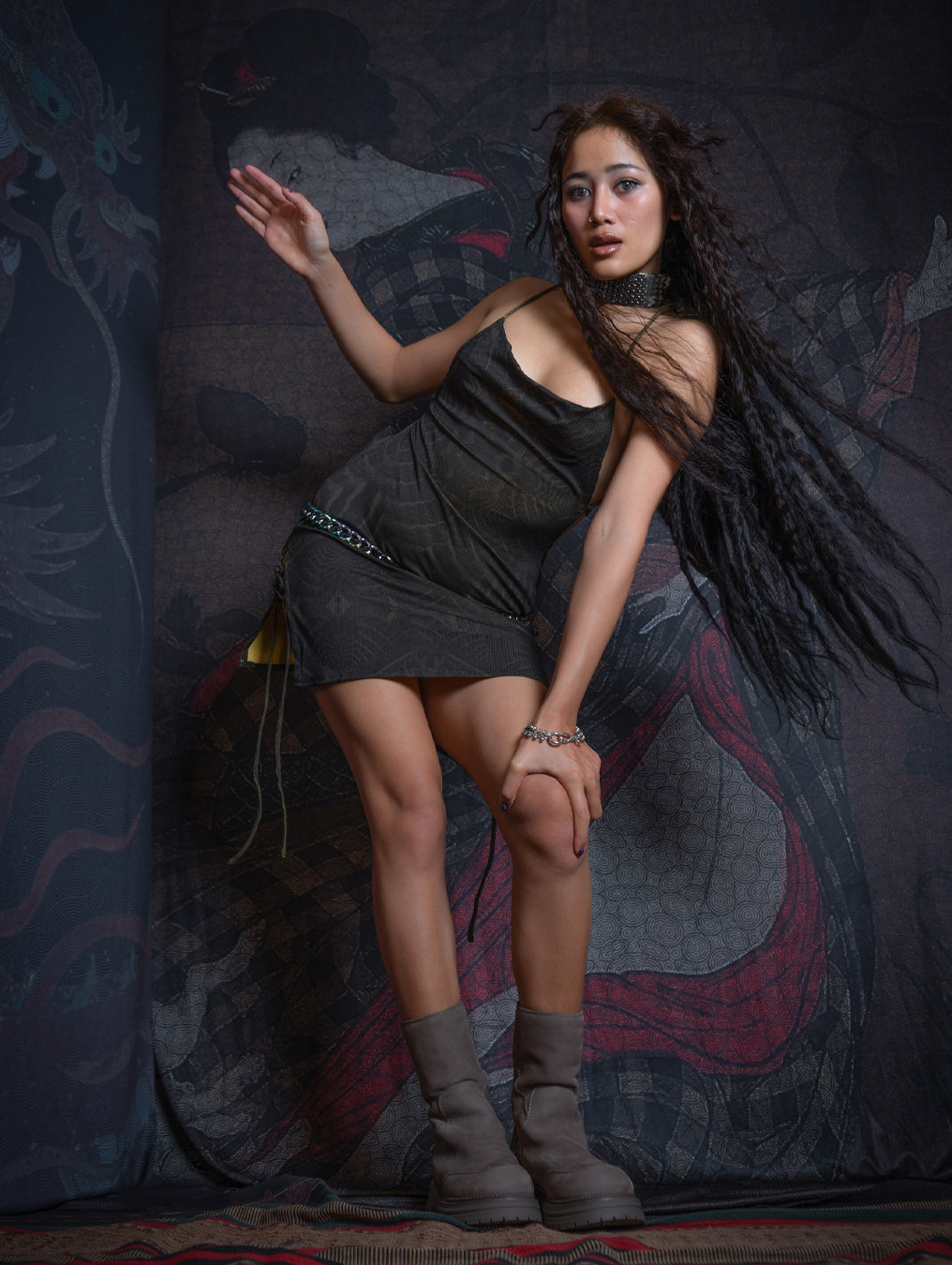 Mini BOMB DRESS / Flatrib - SANDOKAN LAVA