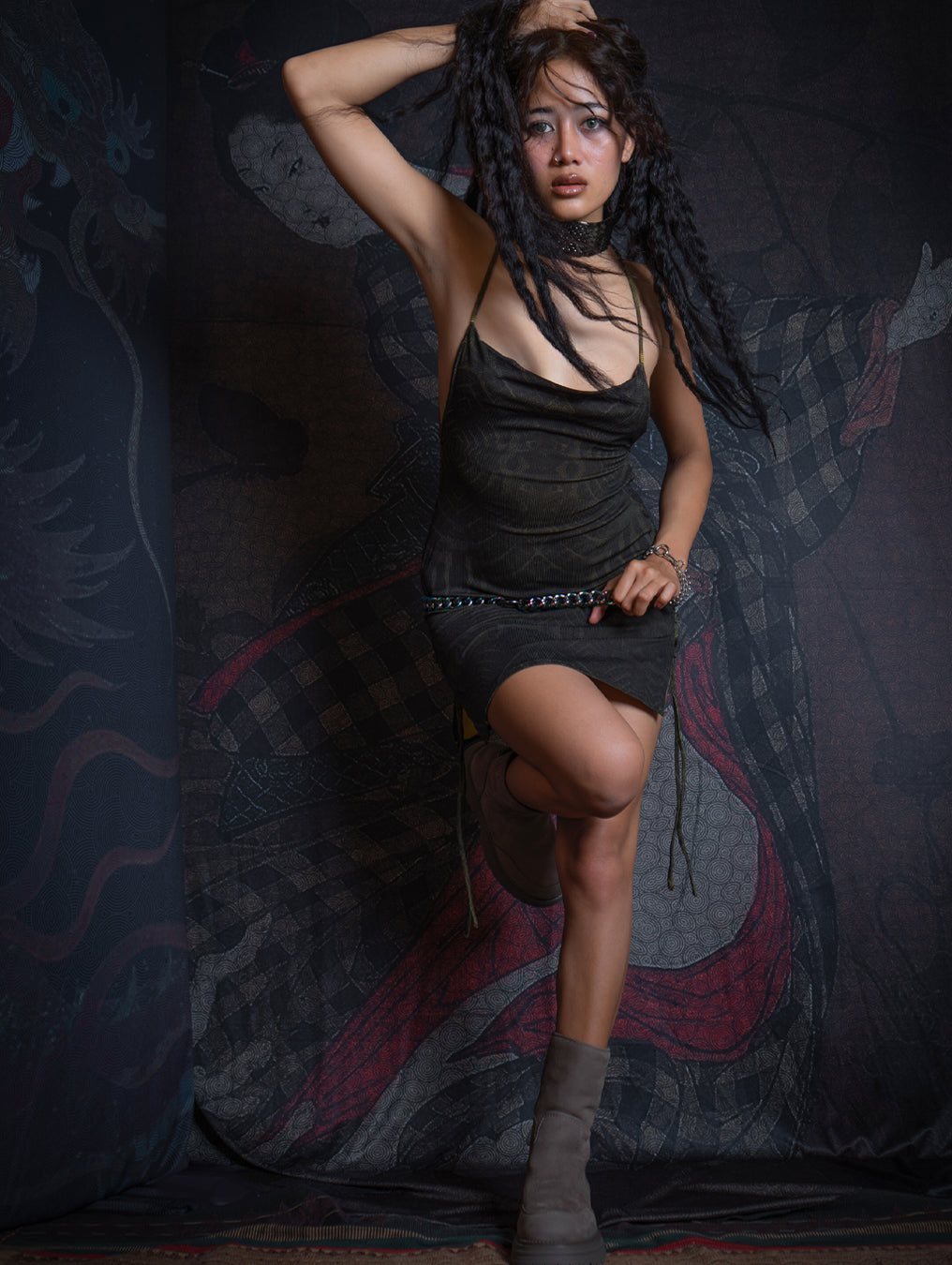 Mini BOMB DRESS / Flatrib - SANDOKAN LAVA
