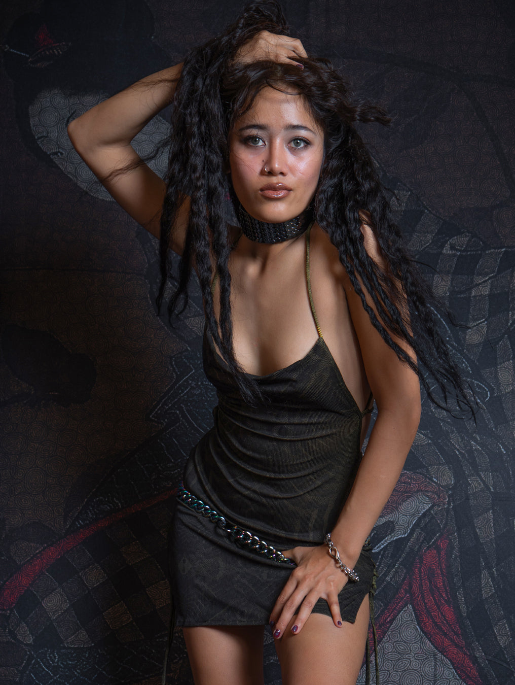 Mini BOMB DRESS / Flatrib - SANDOKAN LAVA