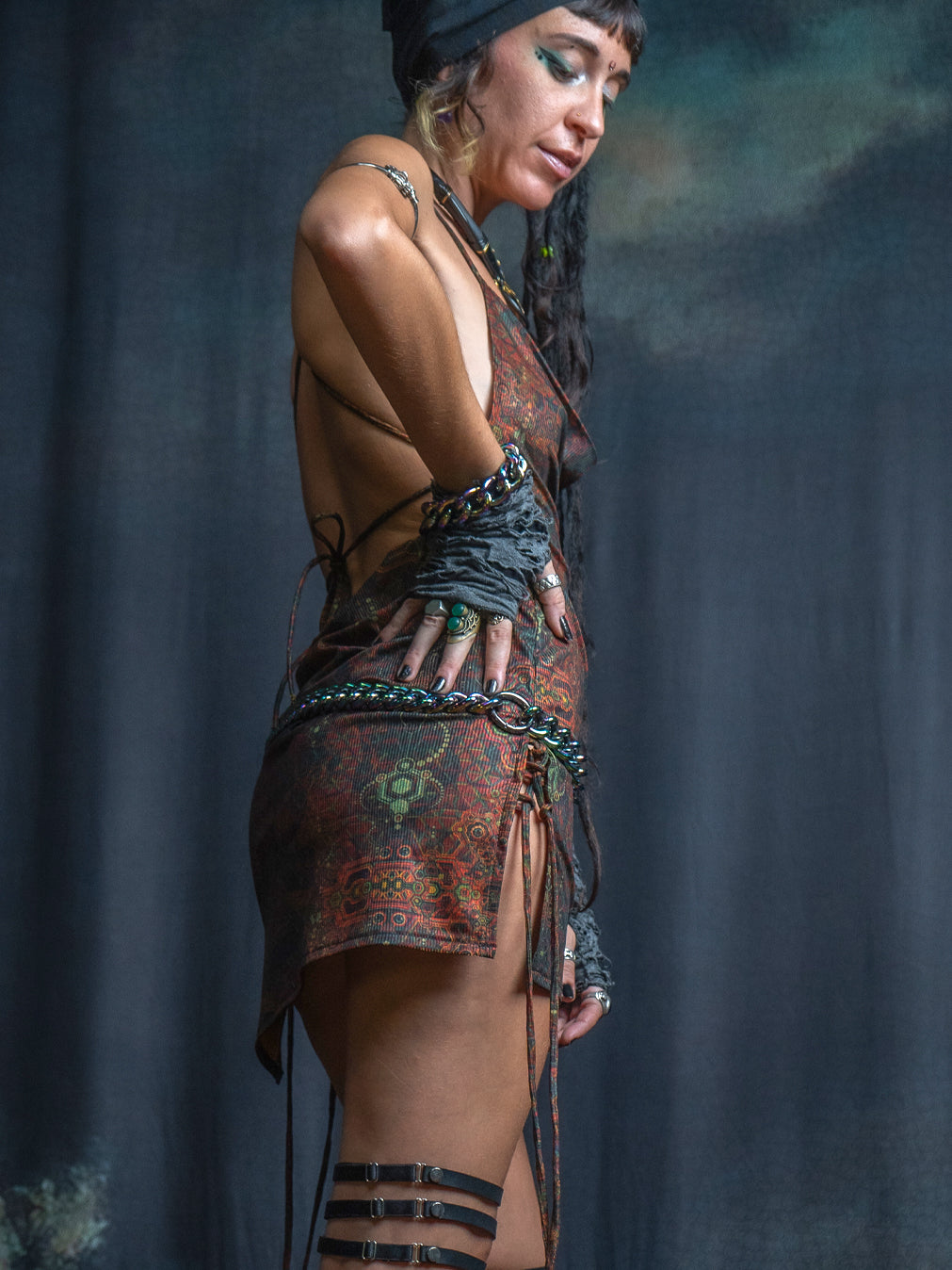 Mini BOMB DRESS / Flatrib - SERPENTS N LADDERS