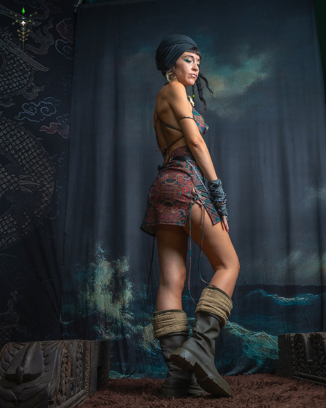 Mini BOMB DRESS / Golden Knits - ATLANTHEON