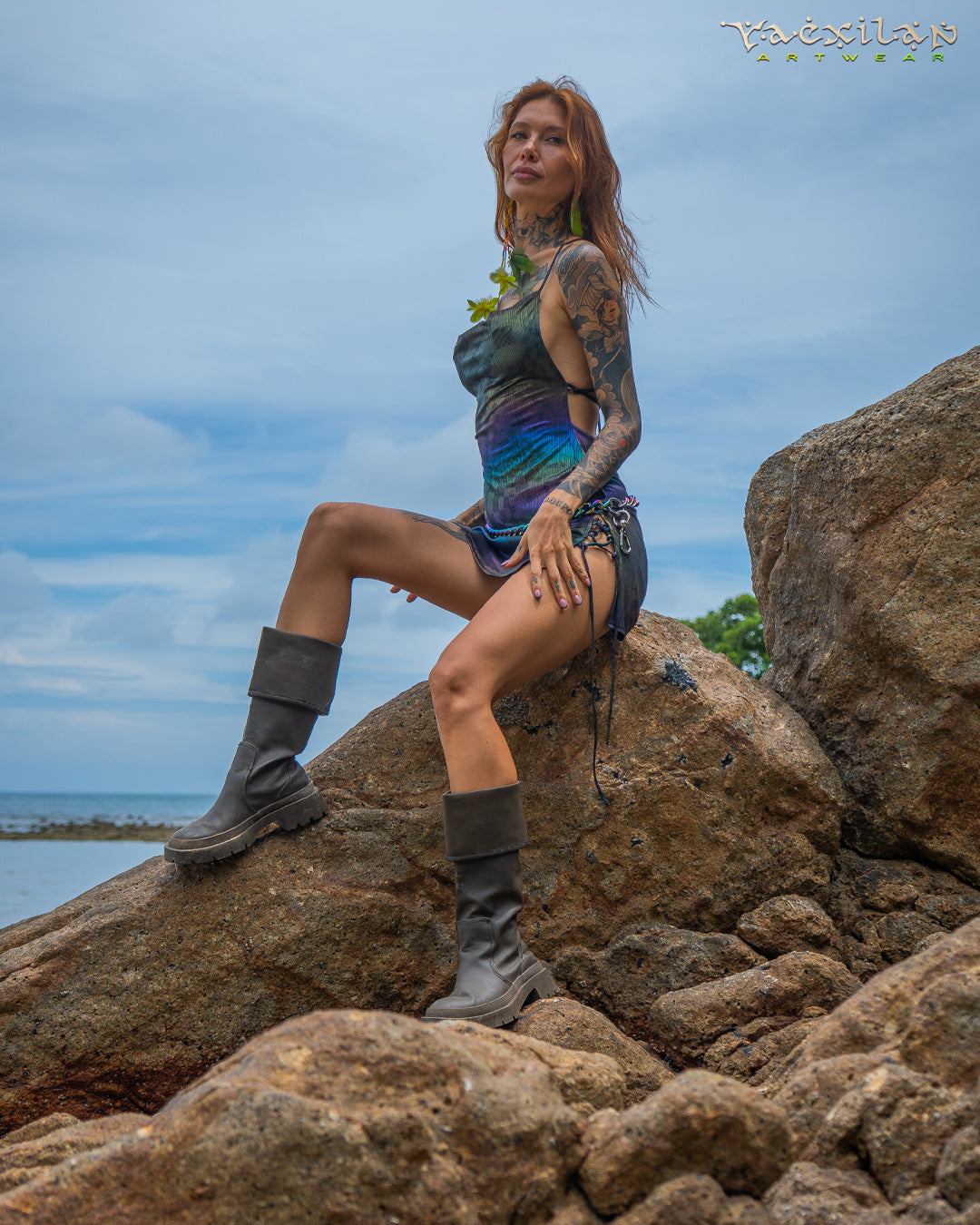 Mini BOMB DRESS / Holographic Rainbow - MATZOKIO