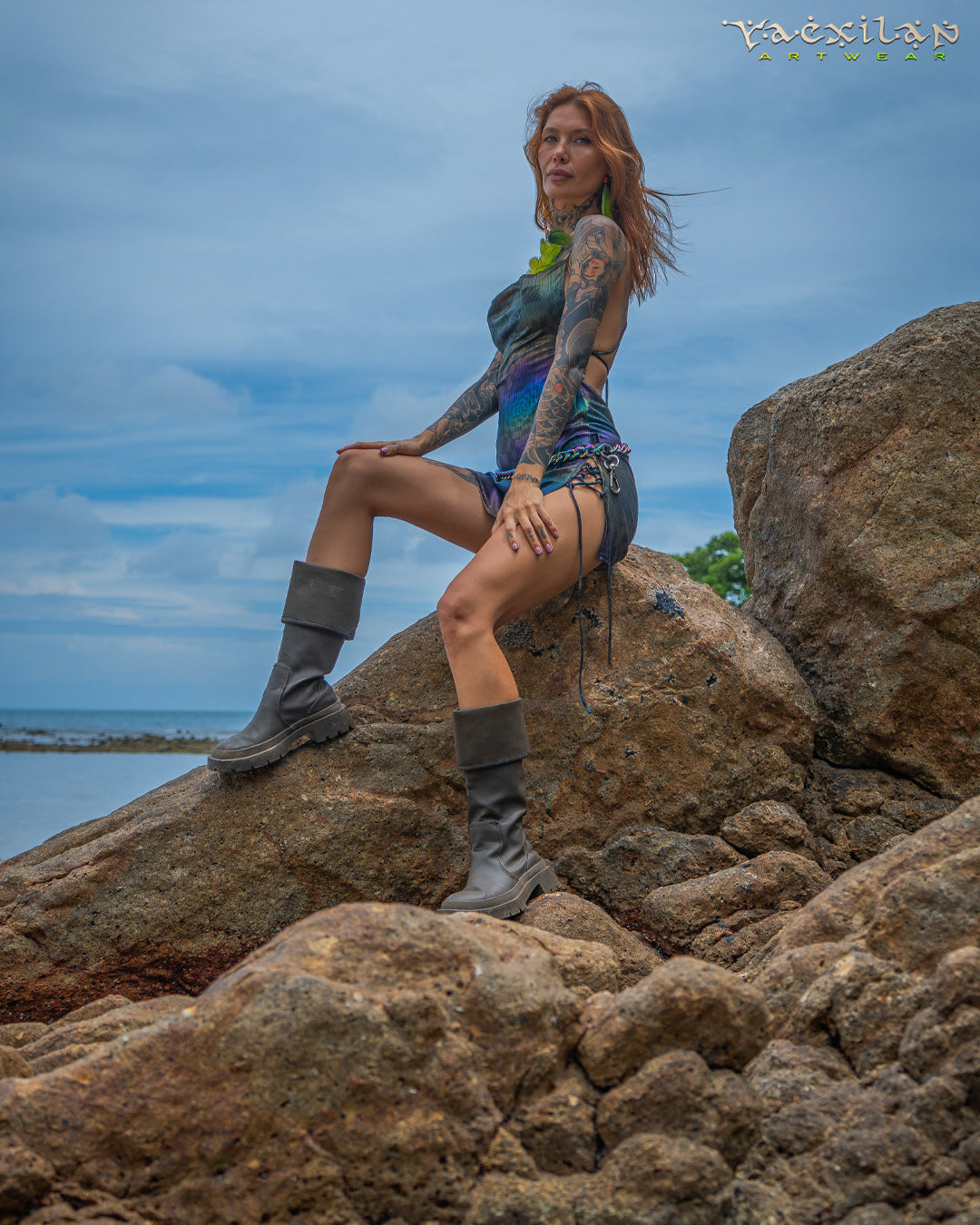 Mini BOMB DRESS / Holographic Rainbow - MATZOKIO