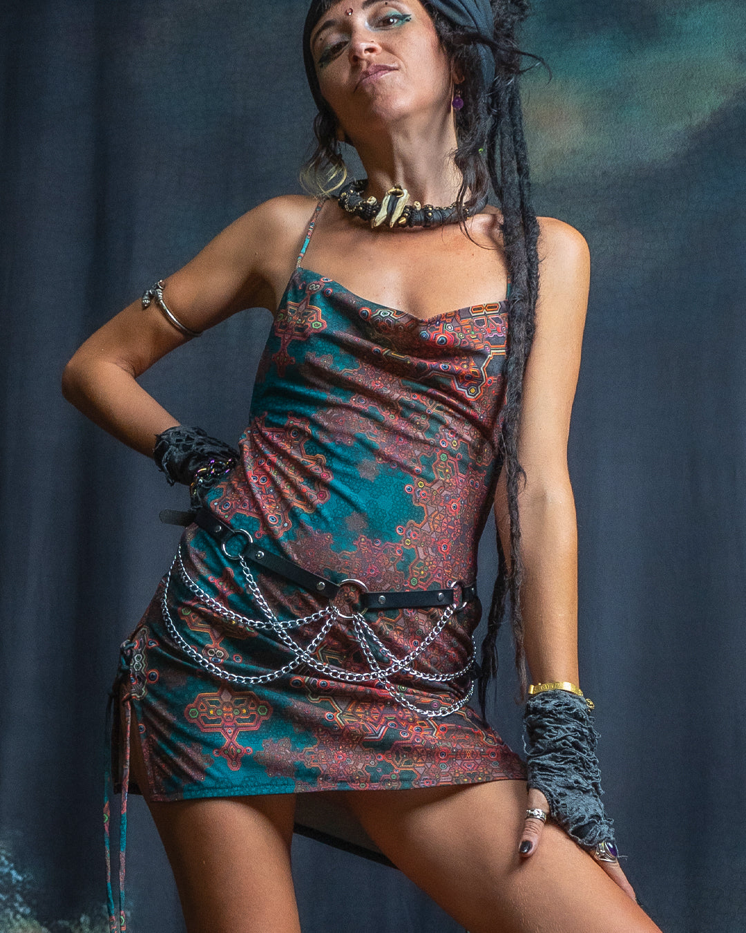 Mini BOMB DRESS / Golden Knits - ATLANTHEON