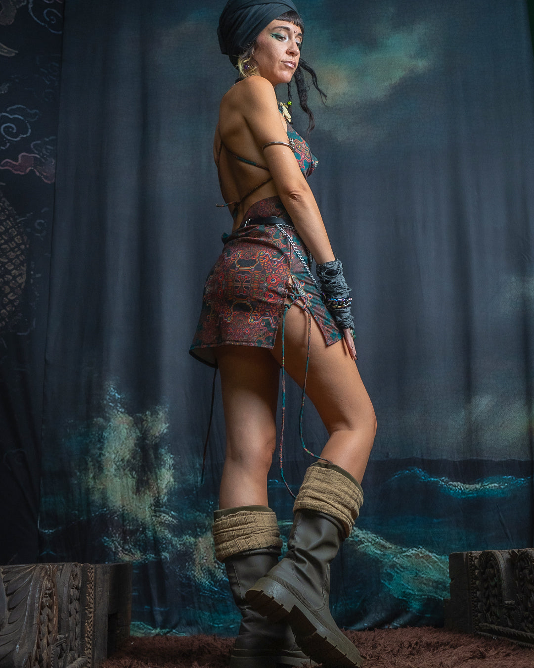 Mini BOMB DRESS / Golden Knits - ATLANTHEON