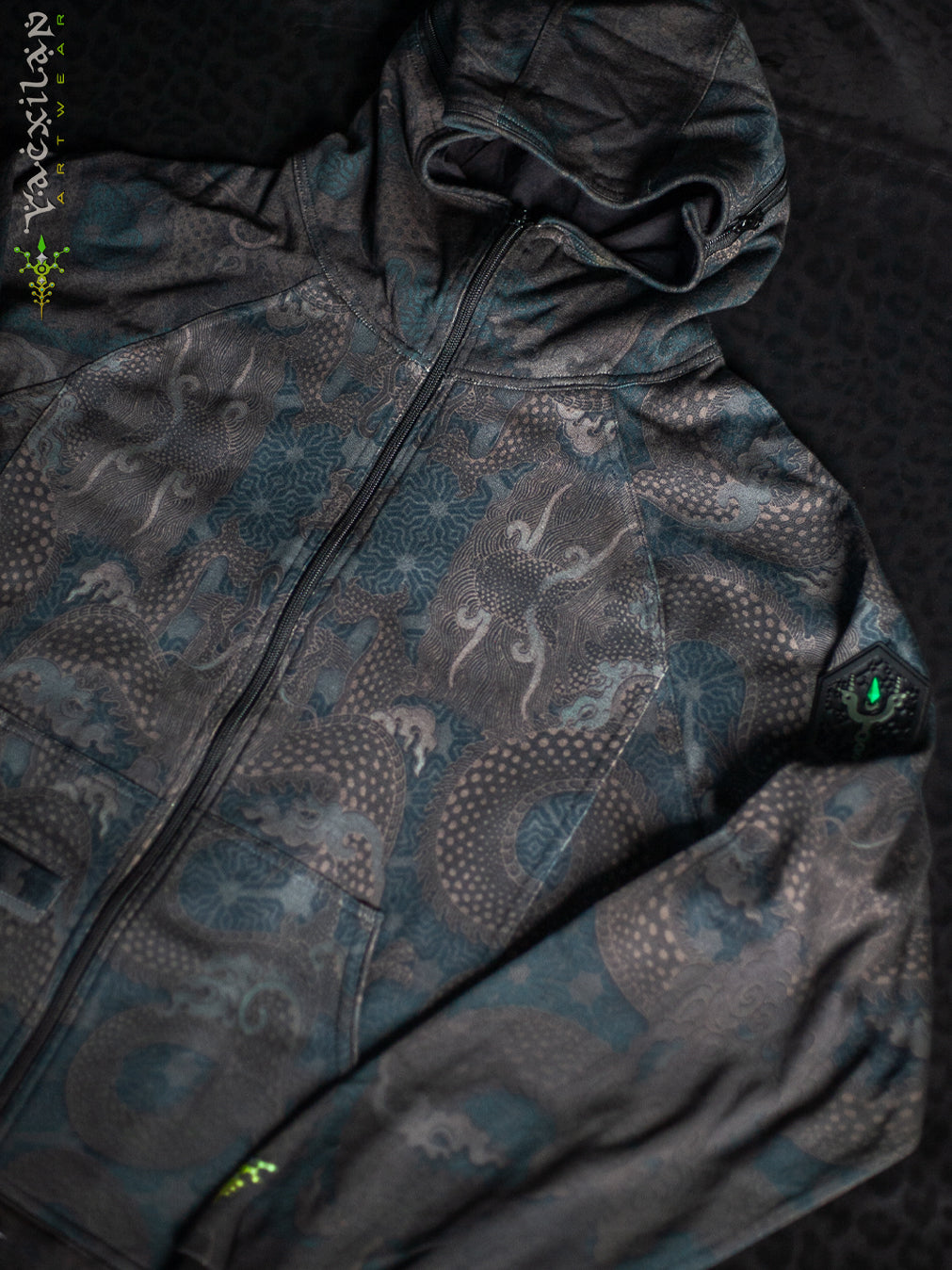 Hoodie Men NEPTUNE / Cotton Fleece - DRAGONS