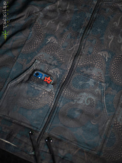 Hoodie Men NEPTUNE / Cotton Fleece - DRAGONS