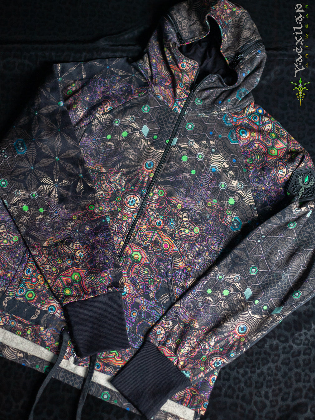 Hoodie Men NEPTUNE / Cotton Fleece - PSYCHEDELIKA GALACTIKA