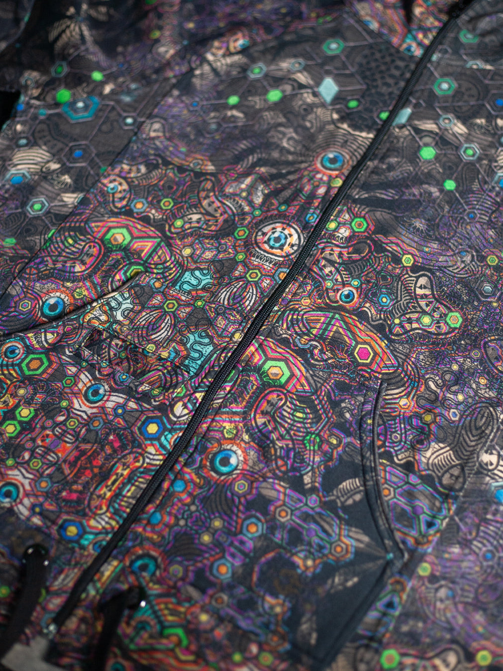 Hoodie Men NEPTUNE / Cotton Fleece - PSYCHEDELIKA GALACTIKA