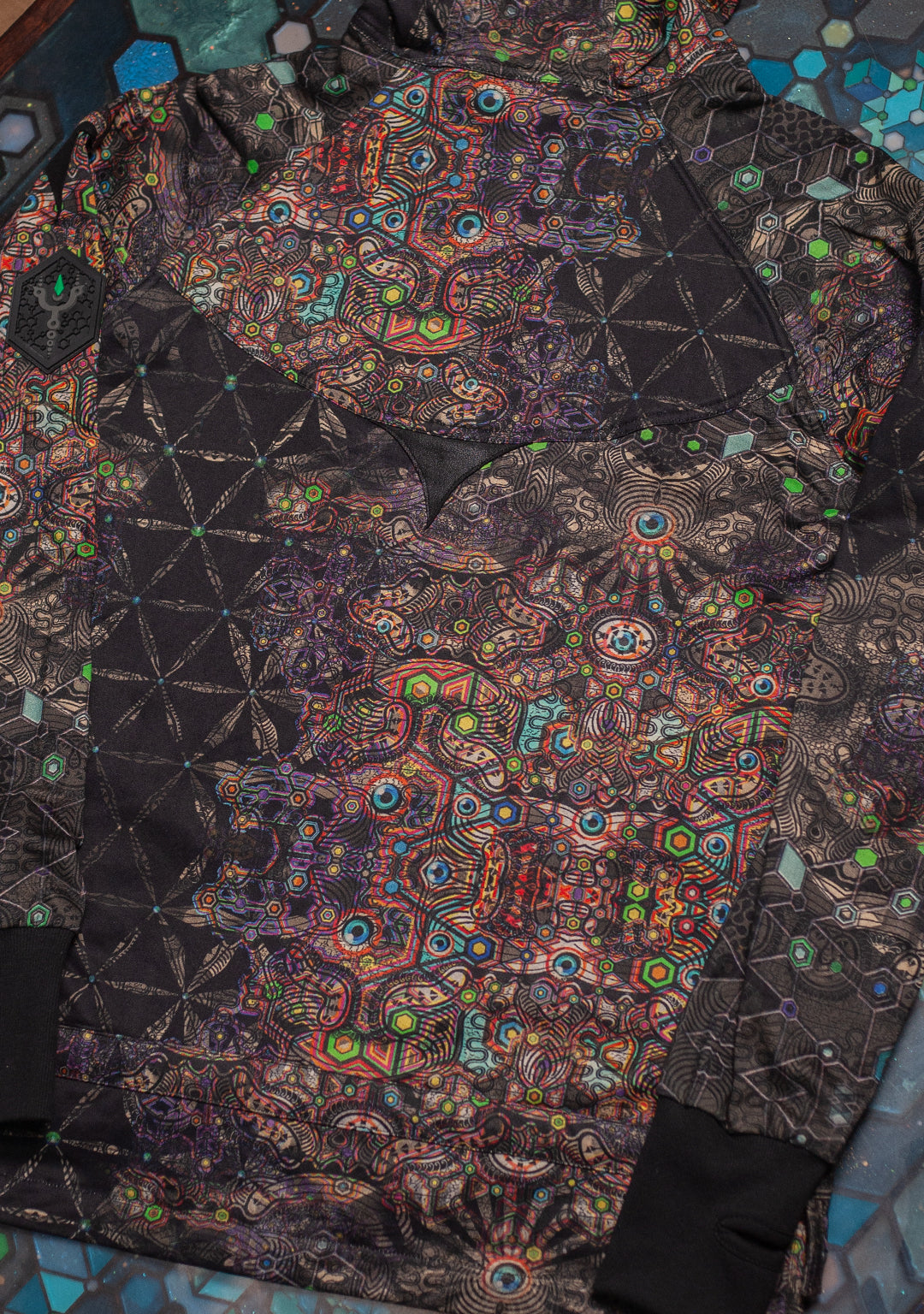 Hoodie Men NEPTUNE / Cotton Fleece - PSYCHEDELIKA GALACTIKA