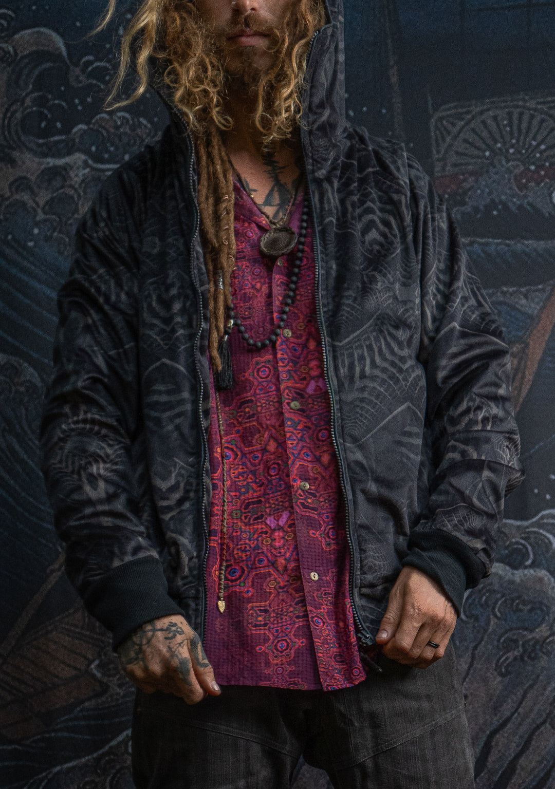 New Hoodie Men / Velvet Fawn - DARK SADOKAN