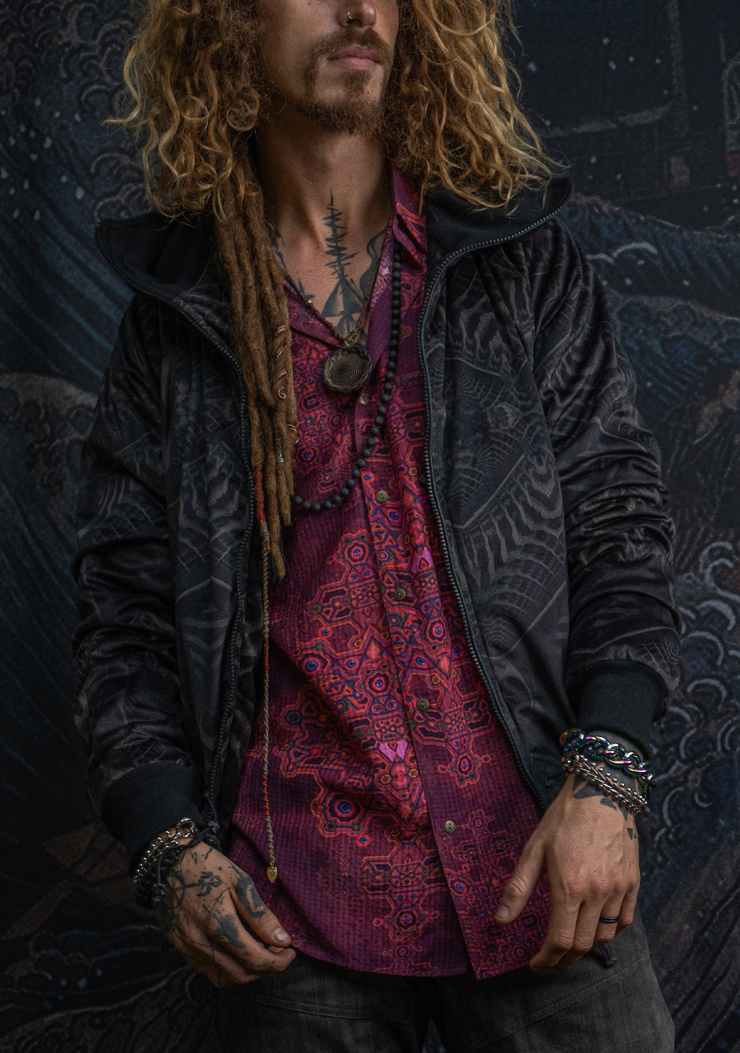 New Hoodie Men / Velvet Fawn - DARK SADOKAN