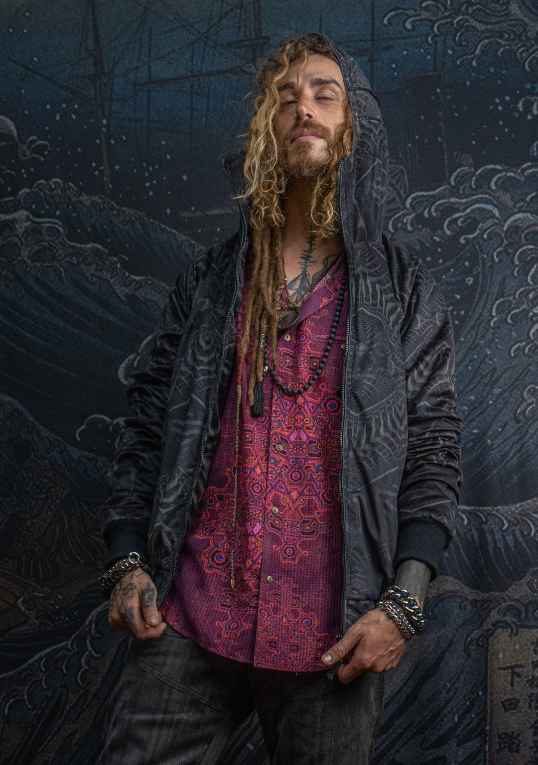 New Hoodie Men / Velvet Fawn - DARK SADOKAN