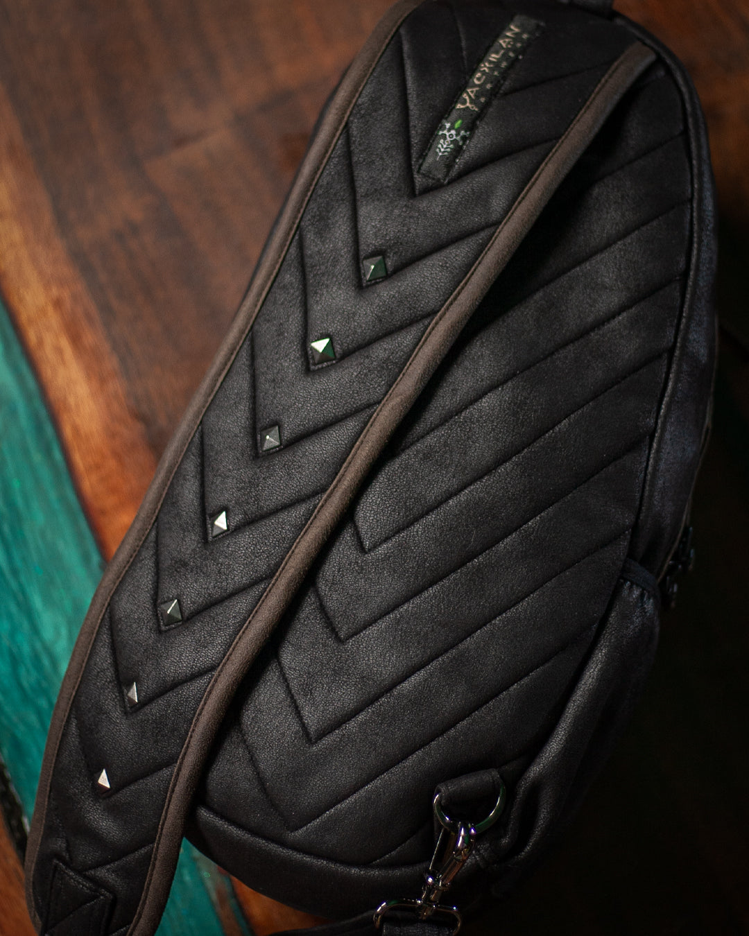 OneLegged Backpack / Fake leather - BLAK RIDER