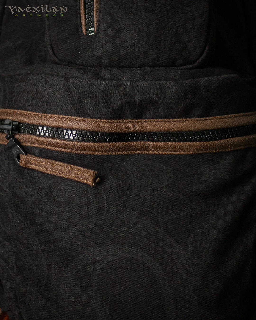 Back Pack OneLegged / TR Screenprint - BLACK DRAGONS