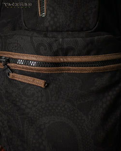 Back Pack OneLegged / TR Screenprint - BLACK DRAGONS