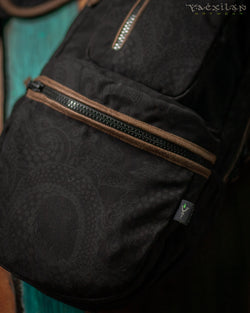Back Pack OneLegged / TR Screenprint - BLACK DRAGONS