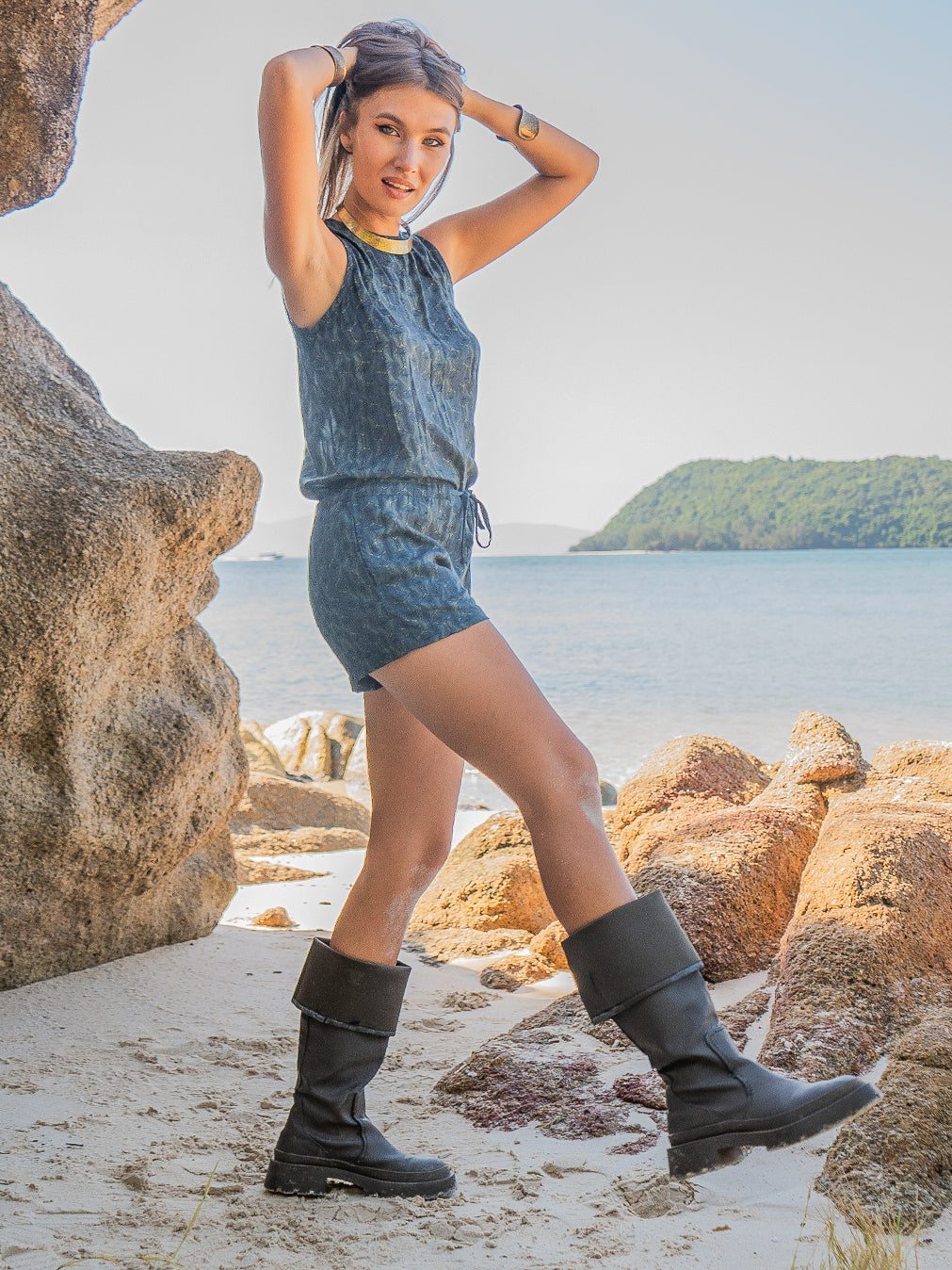 Onezee Short Sleeveless / Bamboo - ELECTROMIEL