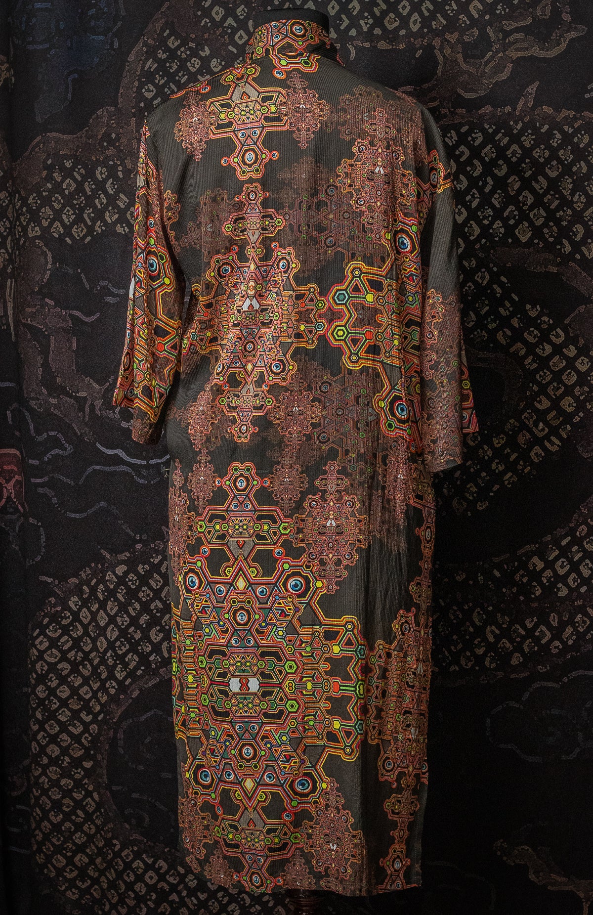 Open Kimono / Organic Bio Farms Bamboo Stripped - DEMETRIO