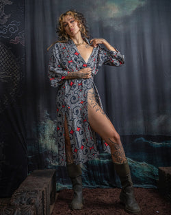 Open Kimono / Chinese Silk Unique Pieces  - Raw MU TRIBE