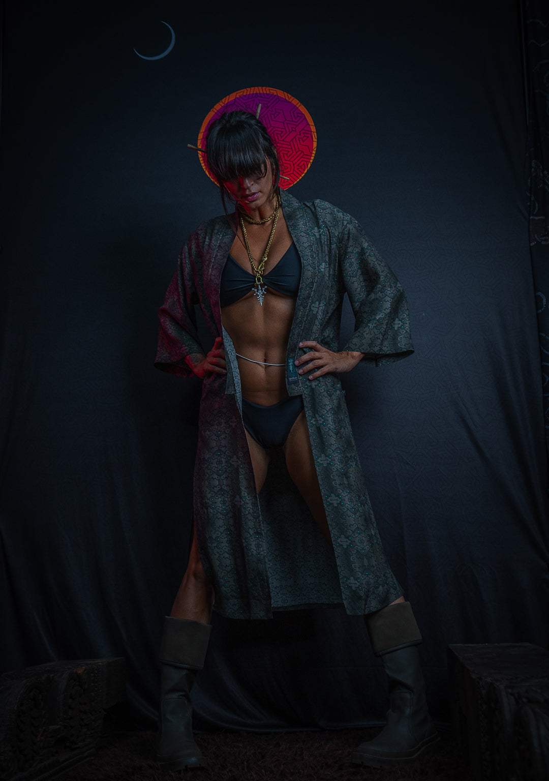 Open Kimono / Chinese Silk - REBIRTH OF IKARO