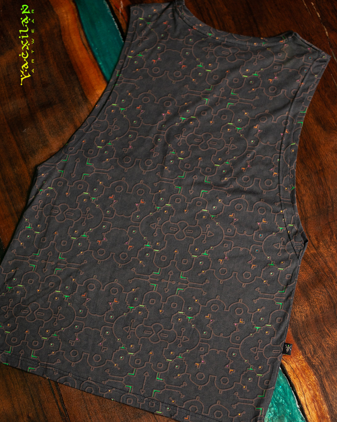 Open Tank Top Men / Supima Cotton - REBIRTH OF IKARO Forest