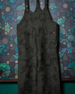 Overall Woman / Silk Slub - Olive SHAMANKA - Yacxilan Artwear